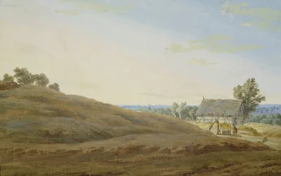 Cabane avec un puits sur Rügen