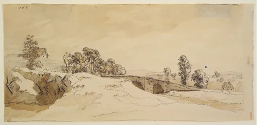 Paysage avec pont