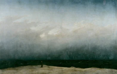 Le Moine au bord de la mer
