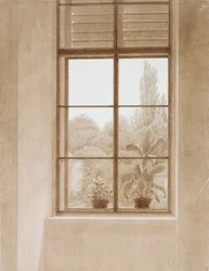 Fenêtre donnant sur le parc, 1810-1811