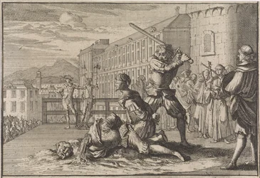 Décapitation du marquis de Cinq-Mars et de François De Thou, 1642