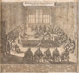La ratification de la paix de Westphalie à Nuremberg le 26 juin 1650, 1650