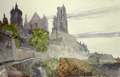 Cathédrale de Laon, France, 1913.