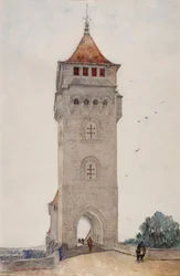 Pont Valentré, Cahors, 1926