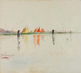 La lagune, Venise, 1898