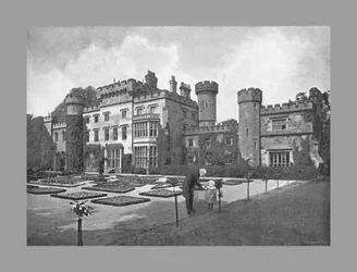 Château de Hawarden, vers 1900