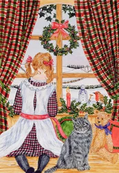 Matin de Noël à la fenêtre