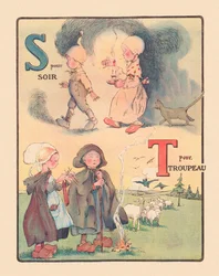 S pour Soir - T pour Troupeau