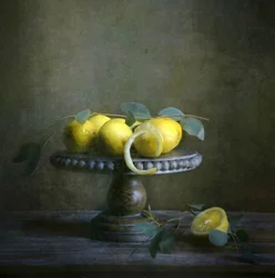 Nature morte au citron mélancolique