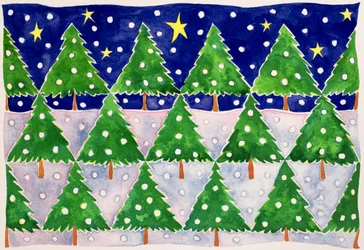 Étoiles et neige