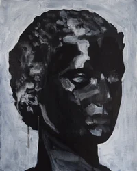 Belladonna : Marina, 2014 (huile et acrylique sur papier)