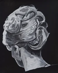 Belladonna : Socialite 2013 (huile et acrylique sur papier)