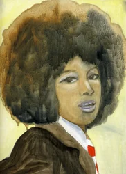 Marsha Hunt, 2007 (huile sur papier toilé)