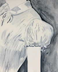 Puff, 2018 (huile sur papier)