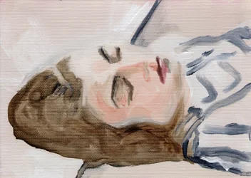 Toni Marachek, 2016 (huile sur papier)