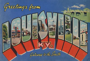 Salutations de Louisville Ky. - Porte du Sud, 1942