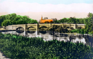 Pont sur la Tamise à Clifton Hampden, 1926