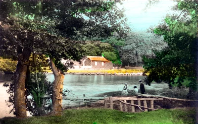 Barrage de Ruswarp, Whitby, North Yorkshire, 1926