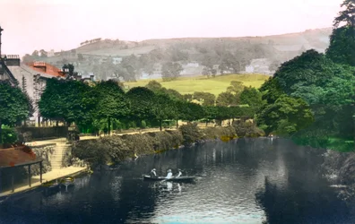 La rivière Derwent à Matlock, Derbyshire, 1926