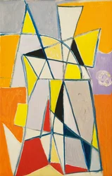 Composition abstraite, vers 1949 (huile sur toile)