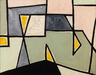 Composition "Cobra", vers 1949 (huile sur toile)