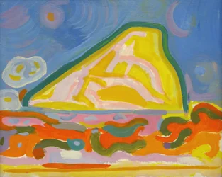 Mt Ste Victoire, c.1944 (oil on canvas)