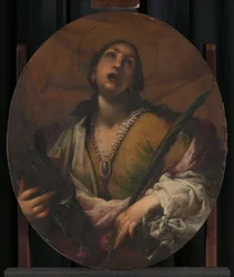 Sainte Catherine, vers 1650 (huile sur panneau)