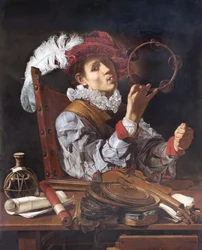 Un musicien, vers 1610