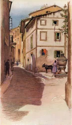 Scène de rue majorquine