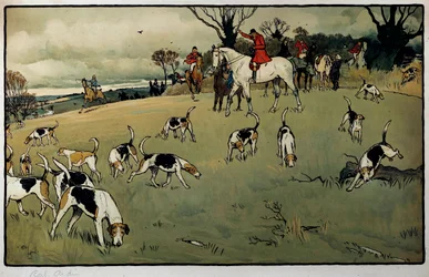 Scène de chasse, une piste