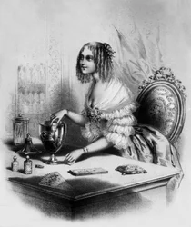 Vendeuse de parfum à Paris