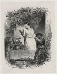 Sur le balcon, 1842