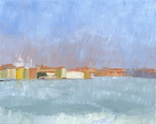 Au-delà, 2025 (huile sur toile)