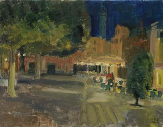 Heure de clôture, Campo Santa Margherita (peinture)