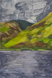 Lac Talyllyn, Pays de Galles, 2010 (huile sur panneau)