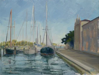 Marina S. Giorgio Maggiore 3 (huile sur toile)