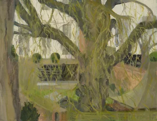 Jardin de Park Town, Oxford (huile sur toile)