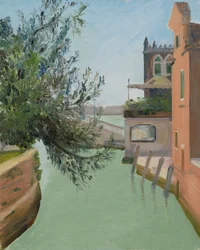 Rio di San Giuseppe, Venise. (huile sur toile)