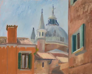 Chaleur estivale, derrière le Redentore (peinture)