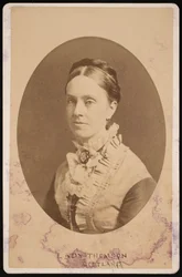 Portrait de Lady Frances Anna Blandy Thomson, Baronne Kelvin 1837-1916, 1876