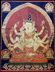 Guhyasamaja Akshobhyavajra Thanka, 17ème siècle