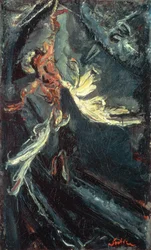 Canard suspendu, vers 1925