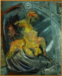 Dindon suspendu, vers 1925 (peinture sur toile)