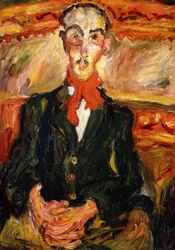 Homme au foulard rouge, vers 1921