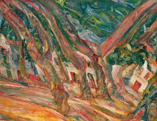 Les platanes à Céret, c.1920
