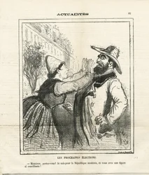 Illustration de Cham (1819-1879) dans Le Charivari