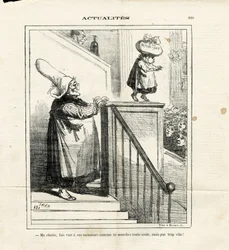 Illustration de Cham (1819-1879) dans Le Charivari