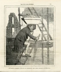 Illustration de Cham (1819-1879) dans Le Charivari