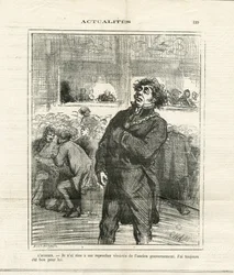Illustration de Cham (1819-1879) dans Le Charivari