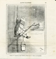 Illustration de Cham (1819-1879) dans Le Charivari